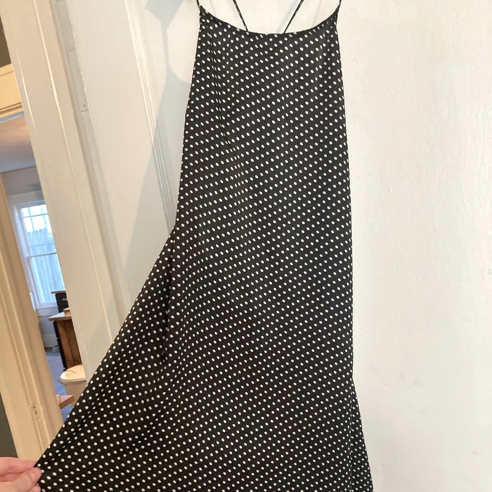 Polka Dot Silky Dress